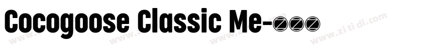 Cocogoose Classic Me字体转换
